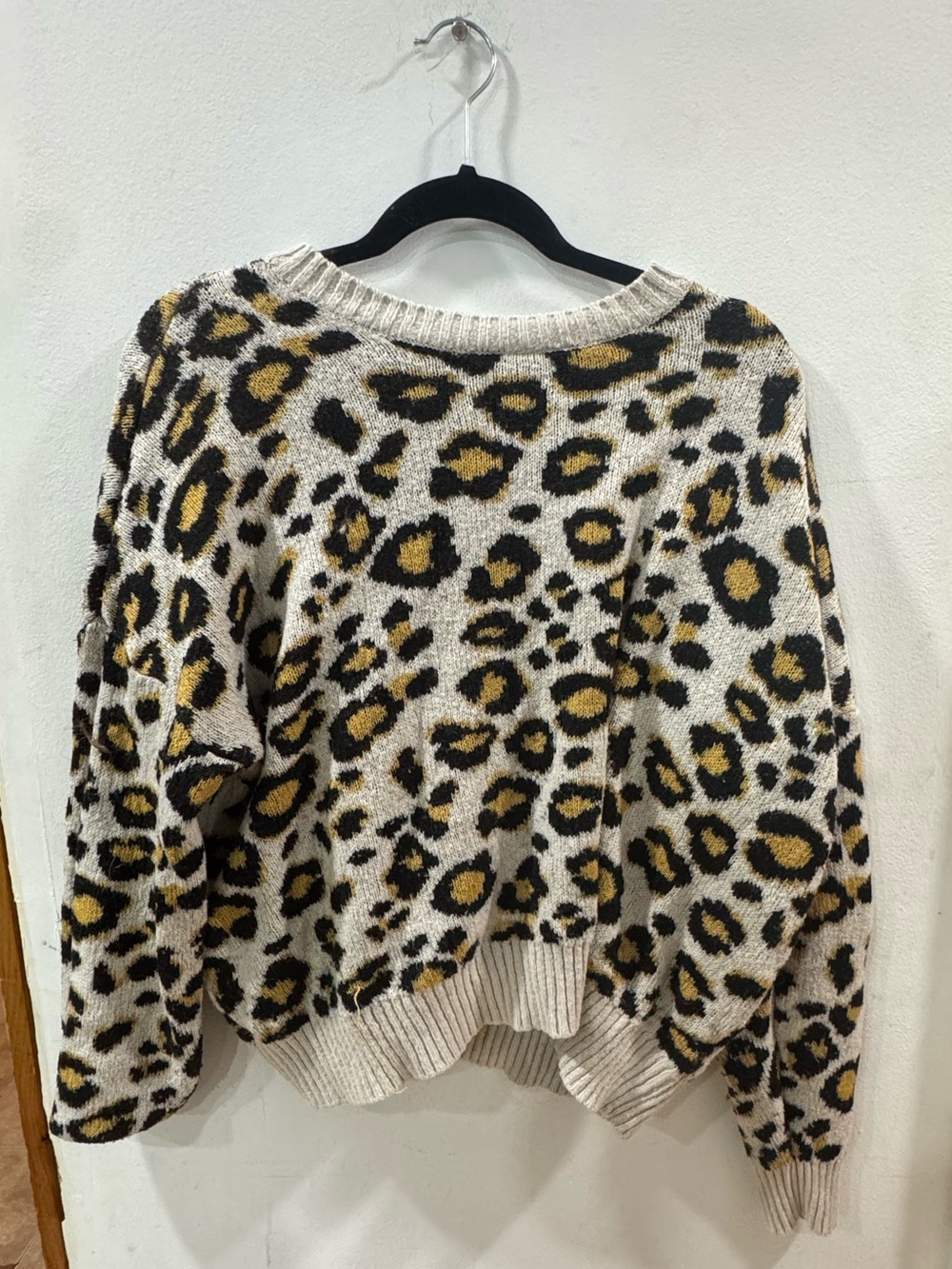 Forever 21+ Plus Size Leopard Print Knit Sweater 1X
